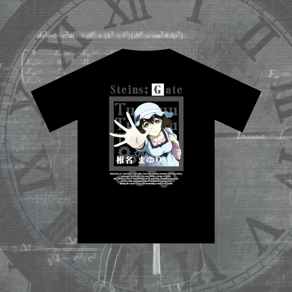 Kaos Steins;Gate MAYURI Cotton Combed 30s