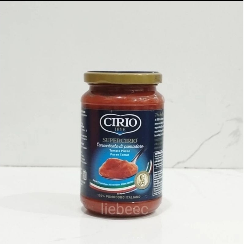

CIRIO SUPERCIRIO TOMATO PUREE 350 GR - TOMATO PASTE SAUS TOMAT PASTA
