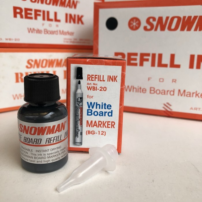 

REFILL TINTA SPIDOL WHITEBOARD SNOWMAN - Biru