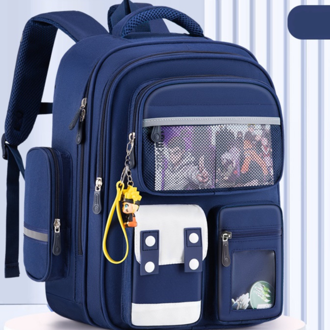 [ Free Bonus ] Tas Sekolah Naruto Anti Air / Tas Anak Sekolah