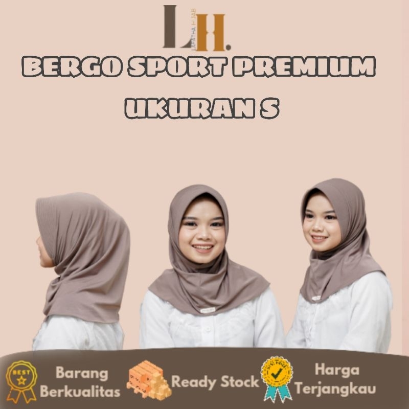 BERGO HAMIDAH PREMIUM BAHAN JERSEY PREMIUM ||HIJAB SPORT SEDADA|| HIJAB INSTAN || BERGO HAMIDAH UKUR