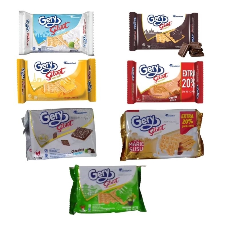 

Gery Saluut Malkist all varian 100gr - 109gr