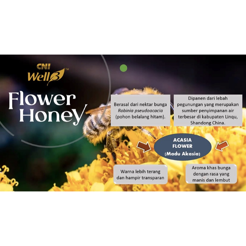 

Well 3 Flower Honey - Madu CNI - CNI