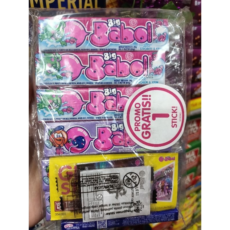 

Permen Karet BIG BABOL stick Renceng