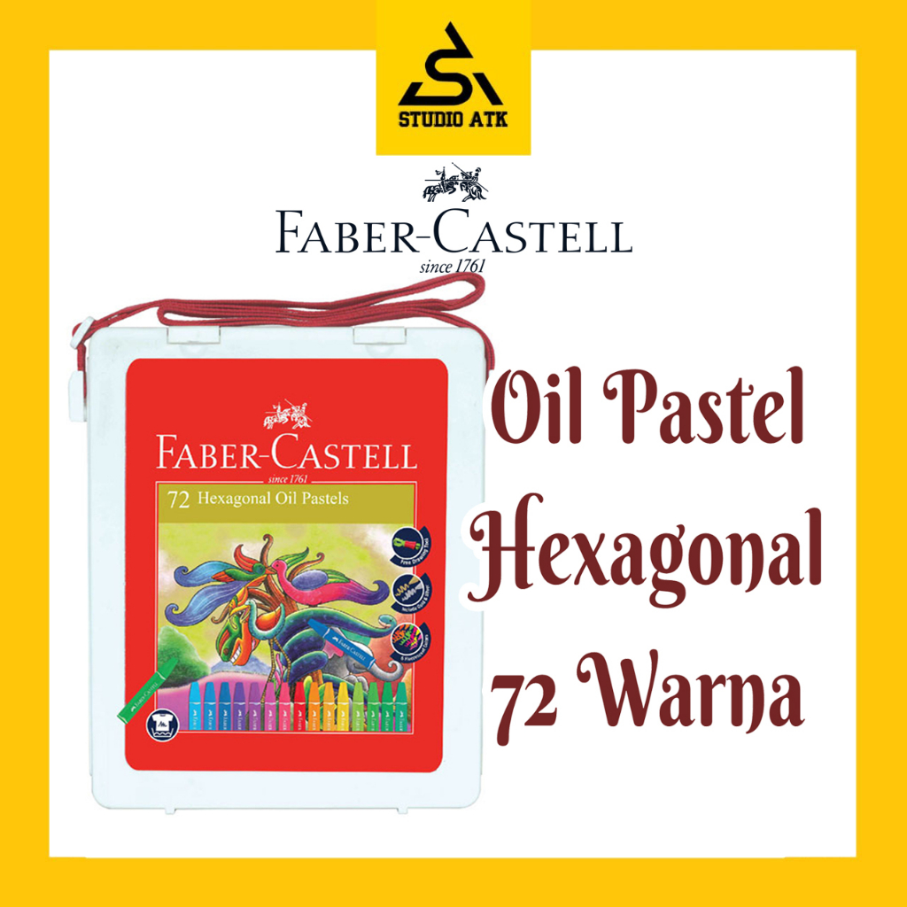 

Crayon Faber Castell Oil Pastel Hexagonal 72 Warna