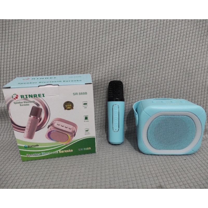 Speaker Portabel Mini Wireless Rinrei Sr 888B Bluetooth Original