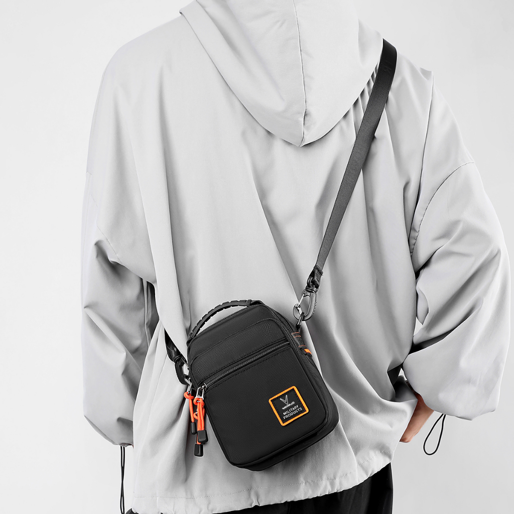 Virtus Tas Pria Slempang Modis Kekinian Ootd HangOut Tas Pria Kasual Terbaru BB-5606