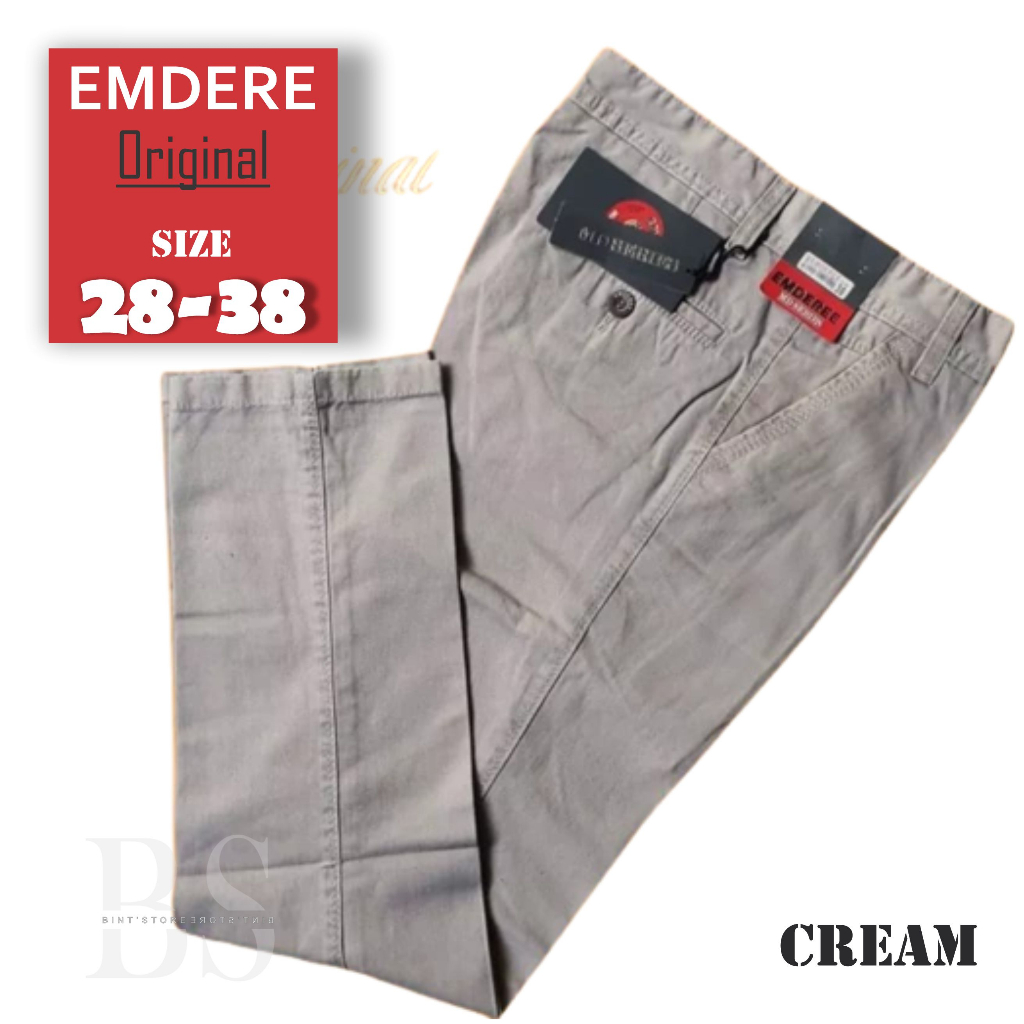 Celana Kain Chino Panjang EMDERE Import Kualitas Bagus Celana Kain Nyaman