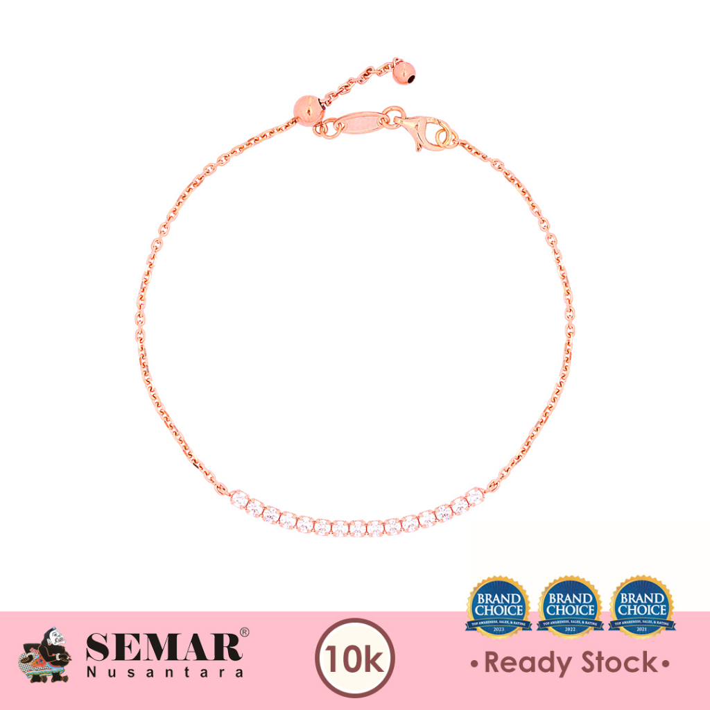 Gelang Serut Emas Rilla List Gold 10K Semar Nusantara