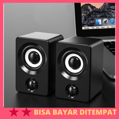 Speaker Desktop USB Power 3.5mm Audio Jack Subwoofer Stereo 3W / Speaker Spiker Speker Stereo Aktif 