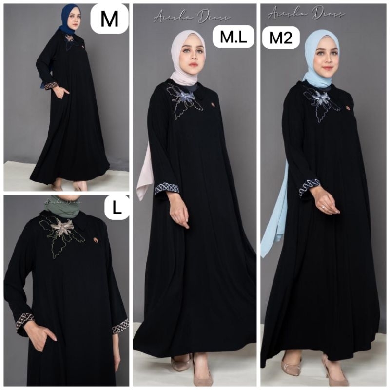 ARISHA DRESS BY SHALU NISABILA  GAMIS TERBARU ABAYA