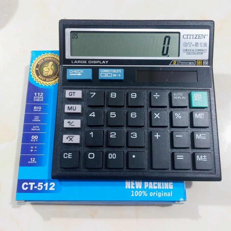 

Kalkulator Citizen CT-512 (12 Digit)