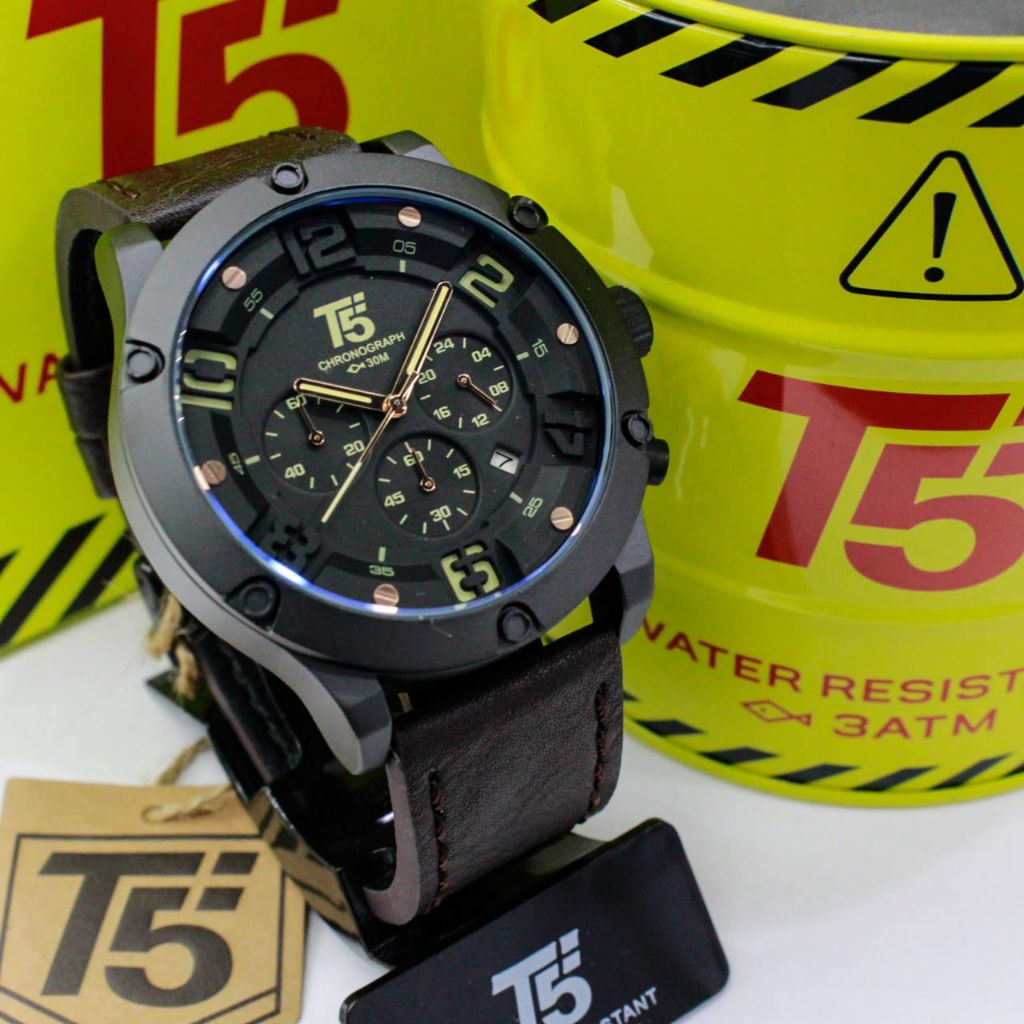 [SALE] TimelessCorp - Jam Tangan Pria Cowok T5 H 3476G Original