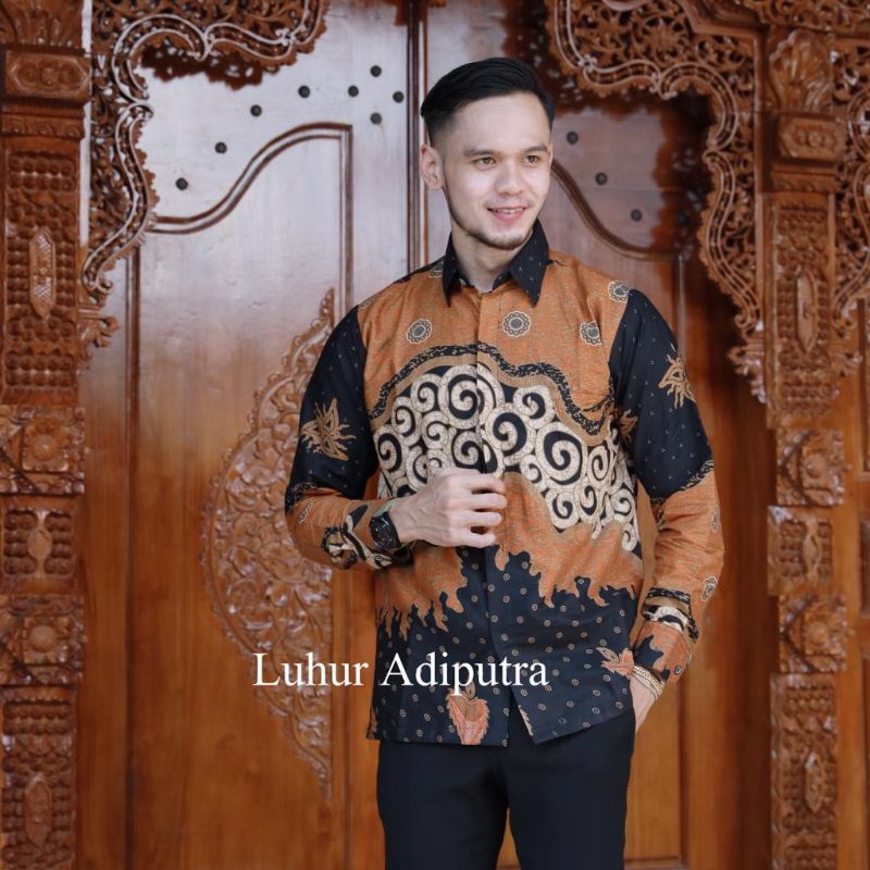 Adinata Kemeja Batik Pria Katun Prima Premium Solo Anak Muda Modern luhur adiputra
