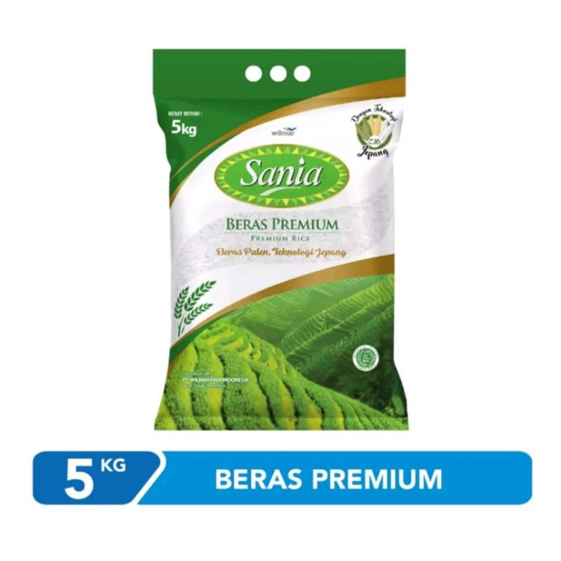 

Repack beras premium Sania 1Kg