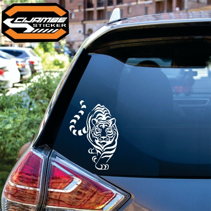 Sticker cuting macan