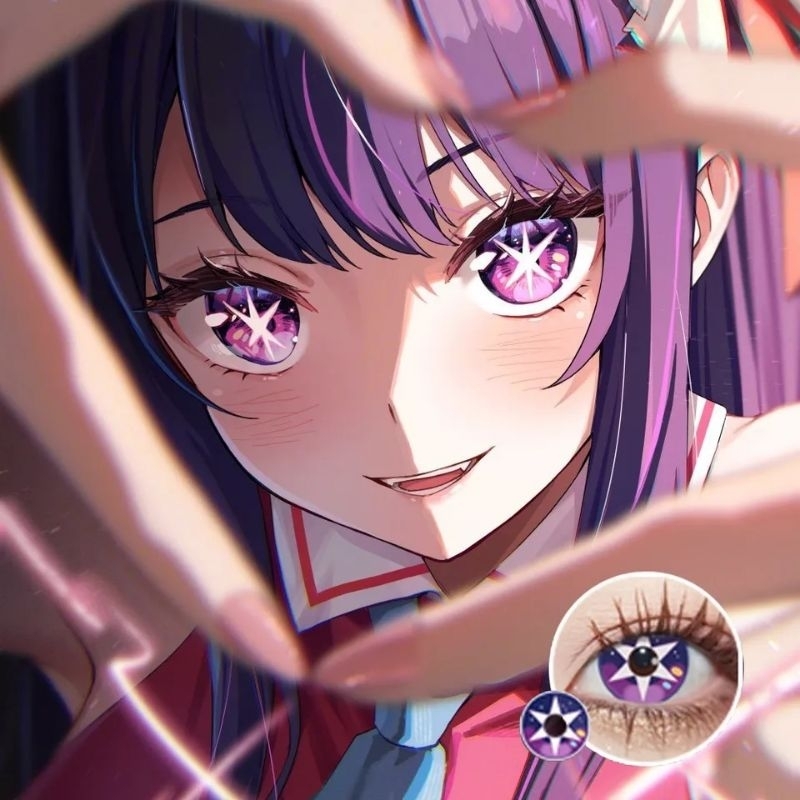 SOFTLENS HOSHINO AI SOFTLENS COSPLAY SOFTLENS ANIME AI HOSHINO [ YUMESAKI ]