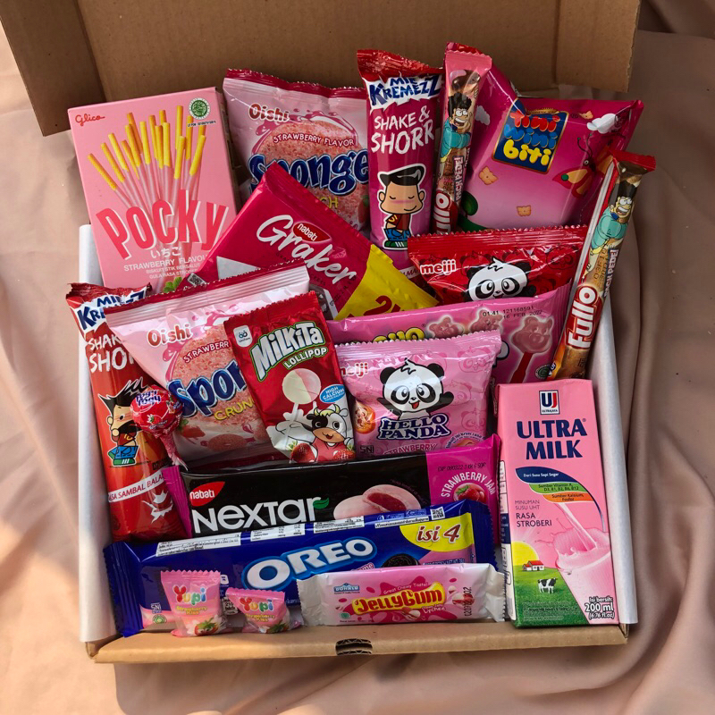 

Snack box/gift box tema PINK XL best seller