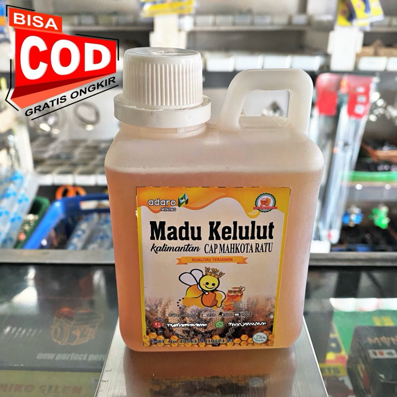 

Madu Kelulut 500ml Asli Kalimantan Cap Mahkota Ratu