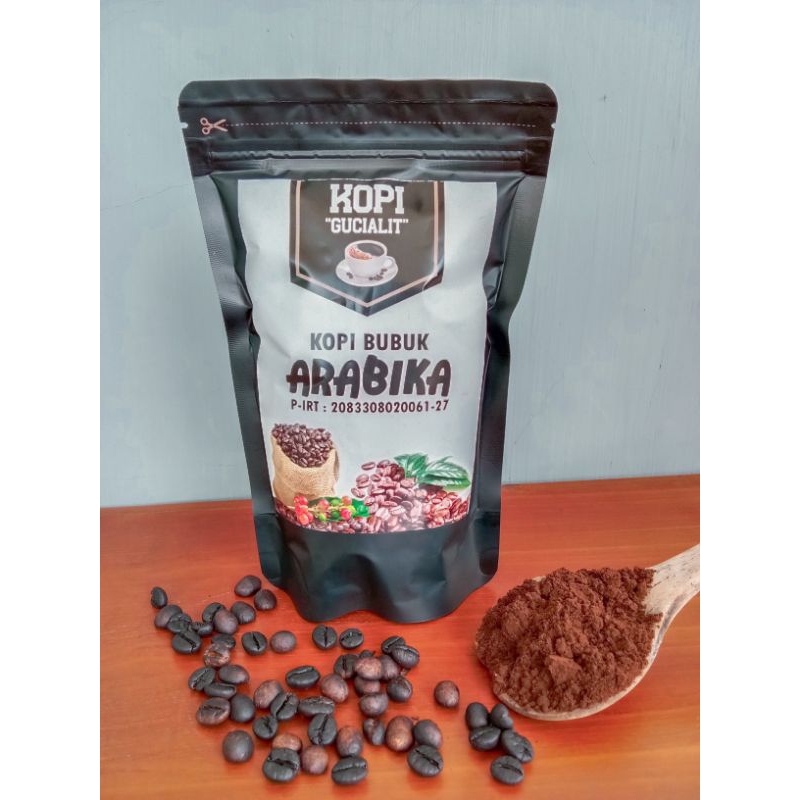 

Kopi Bubuk Arabika Gucialit Premium 250gram