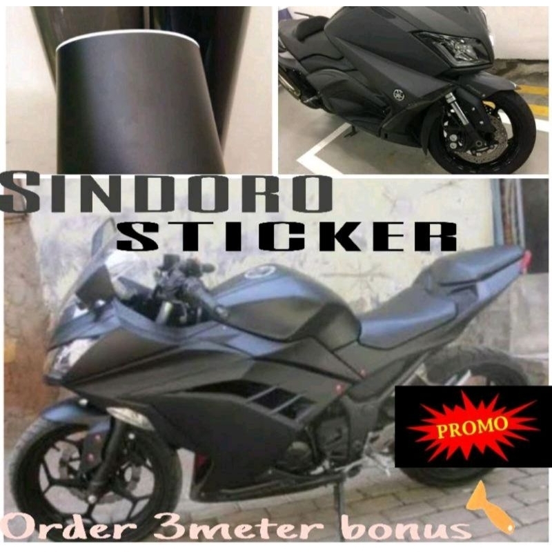 Skotlet Sticker Motor Warna Hitam Doff Seticker Skotlet Motor Hitam Doff Sticker Motor Hitam Sekotle