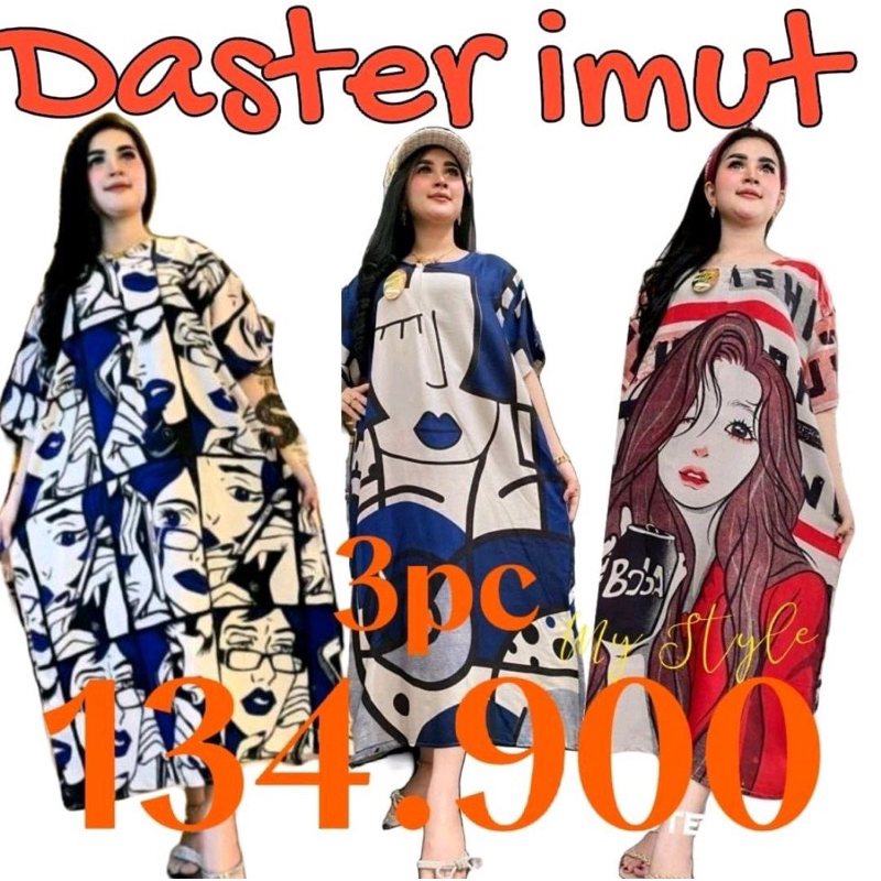 PAKET USAHA DASTER JUMBO LD130/BAJUTIDUR/PAJAMAS/PIYAMA