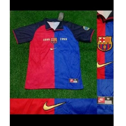 Retro jersey lawas Barcelona 1999