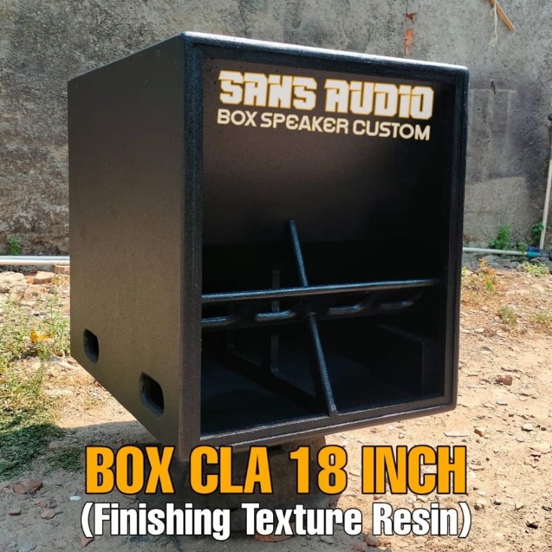 Box speaker cla 18 inch finishing