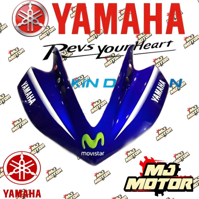 TAMENG DEPAN YAMAHA R25 MOVISTAR 2017 ORI 1WD-XF83F-90-P1 YAMAHA