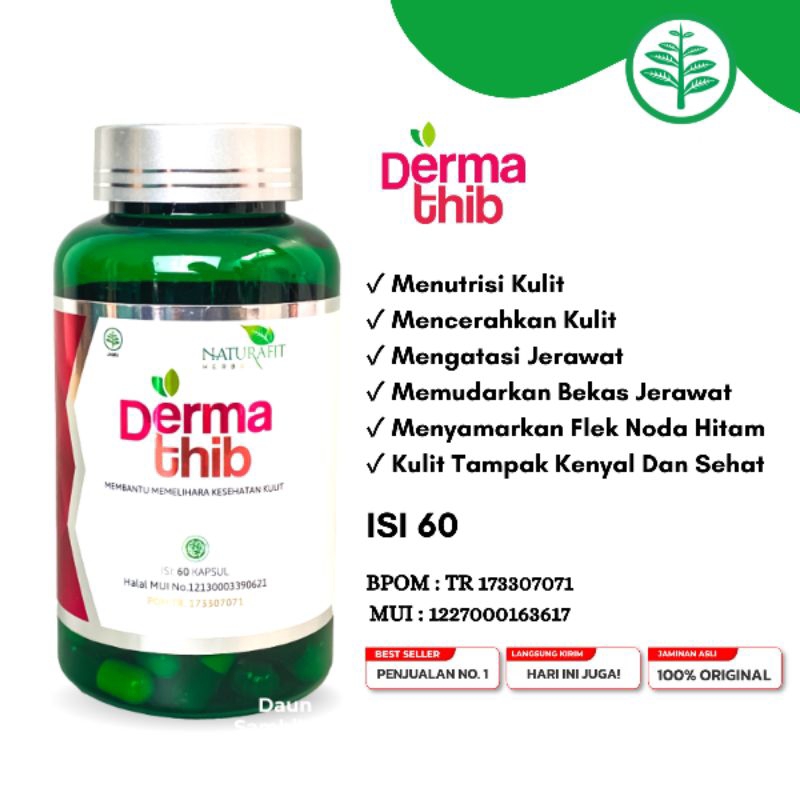 Dermathib - Kapsul Pegagan Obat Jerawat Dan Bekas Jerawat Paling Ampuh - Dermathib Obat Jerawat Pung