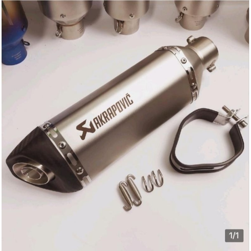 Knalpot IMPORT Taiwan Akrapovic Hexa Titan