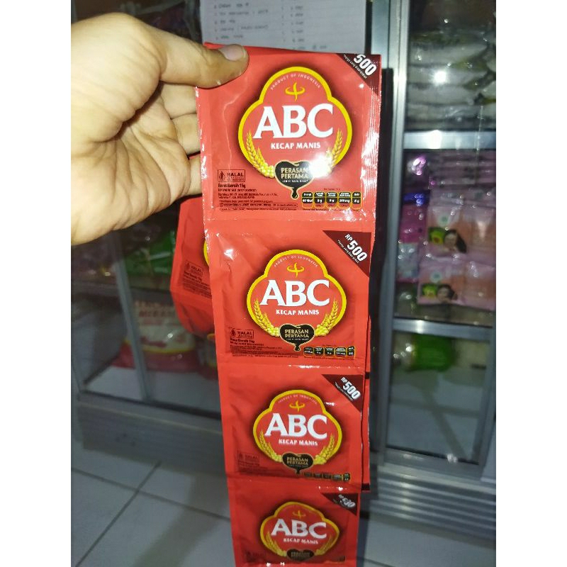 

KECAP ABC 1 RENCENG ISI 12 sachet (15ml)