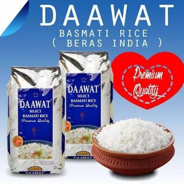 

Daawat Beras Putih Select Basmati Rice 1 Kg