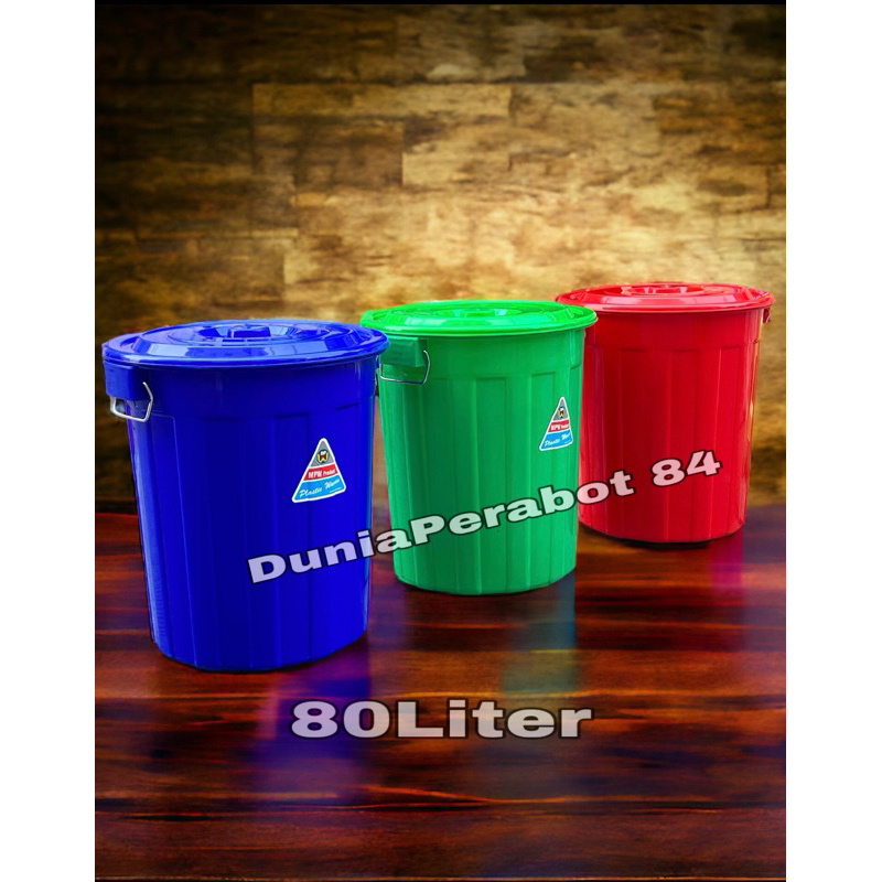 Ember Air Tebal 80 Ltr MPW / Ember Besar Tong Air Plastik Mpw