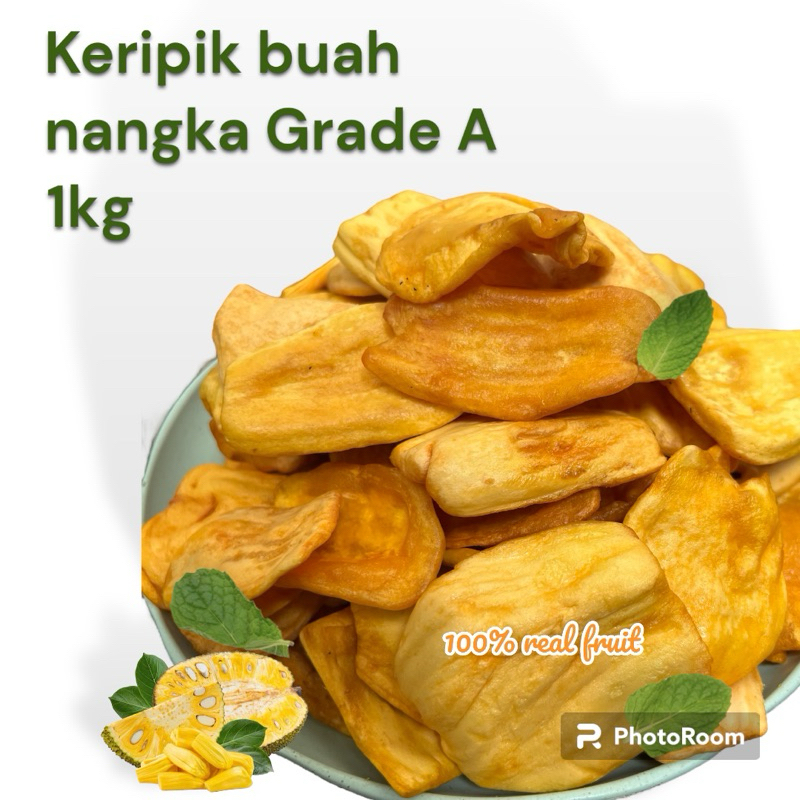 

Keripik buah nangka salak pisang apel nanas mangga Manis dan krispi 1kg