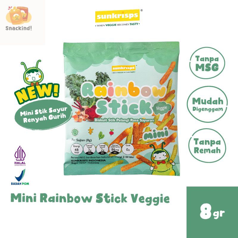 

Rainbow Stick Mini Veggie ✨
