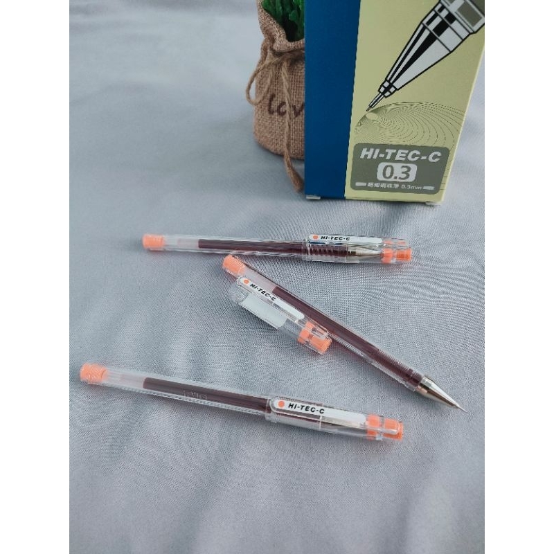 

PULPEN HITEC C/HITEK/HITECH PILOT 0.3 ORIGINAL HITAM BIRU DAN WARNA LAINNYA