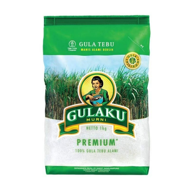 

Gulaku Hijau 1 Kg Gula Tebu Kristal Premium Cocok untuk Masak dan Minuman