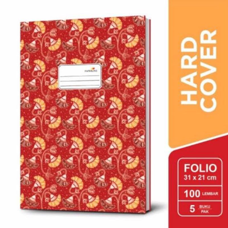 

Buku Hardcover Folio Paperline 100