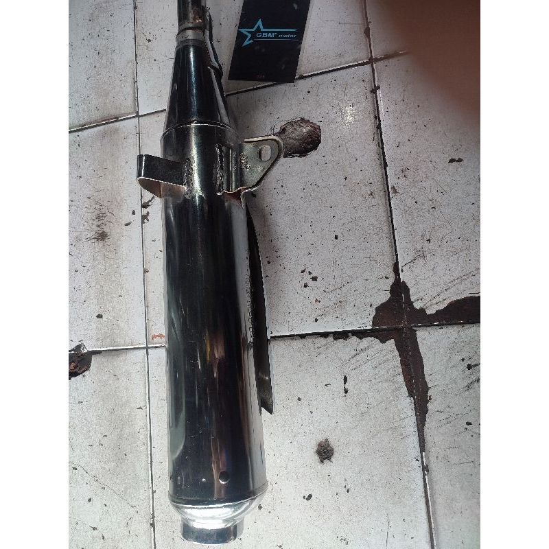 knalpot original komplit thunder 125