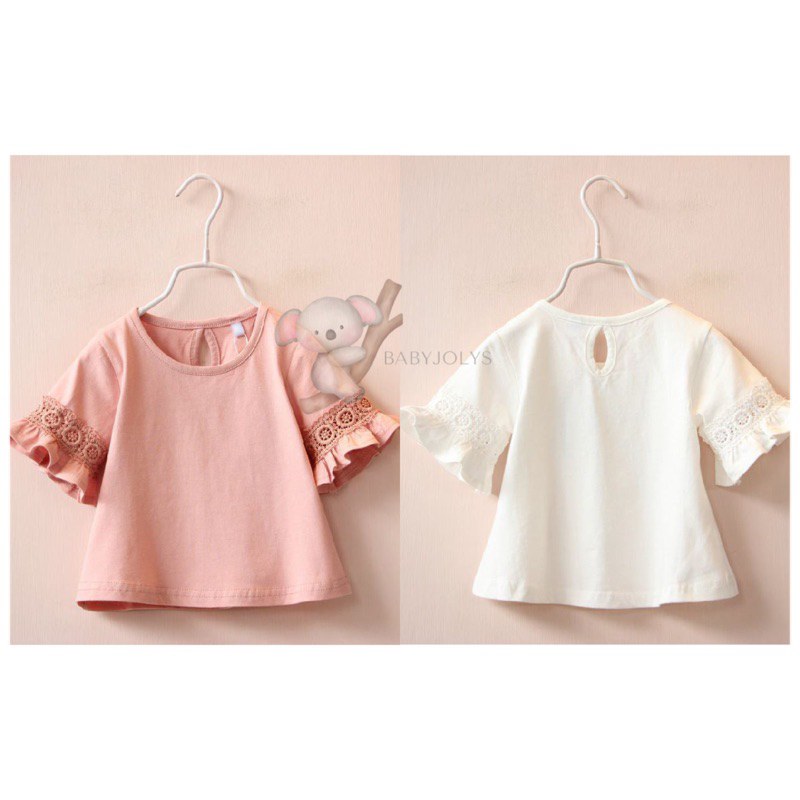 Baju Blouse Kaos Atasan Anak Perempuan 2 Warna import 9106