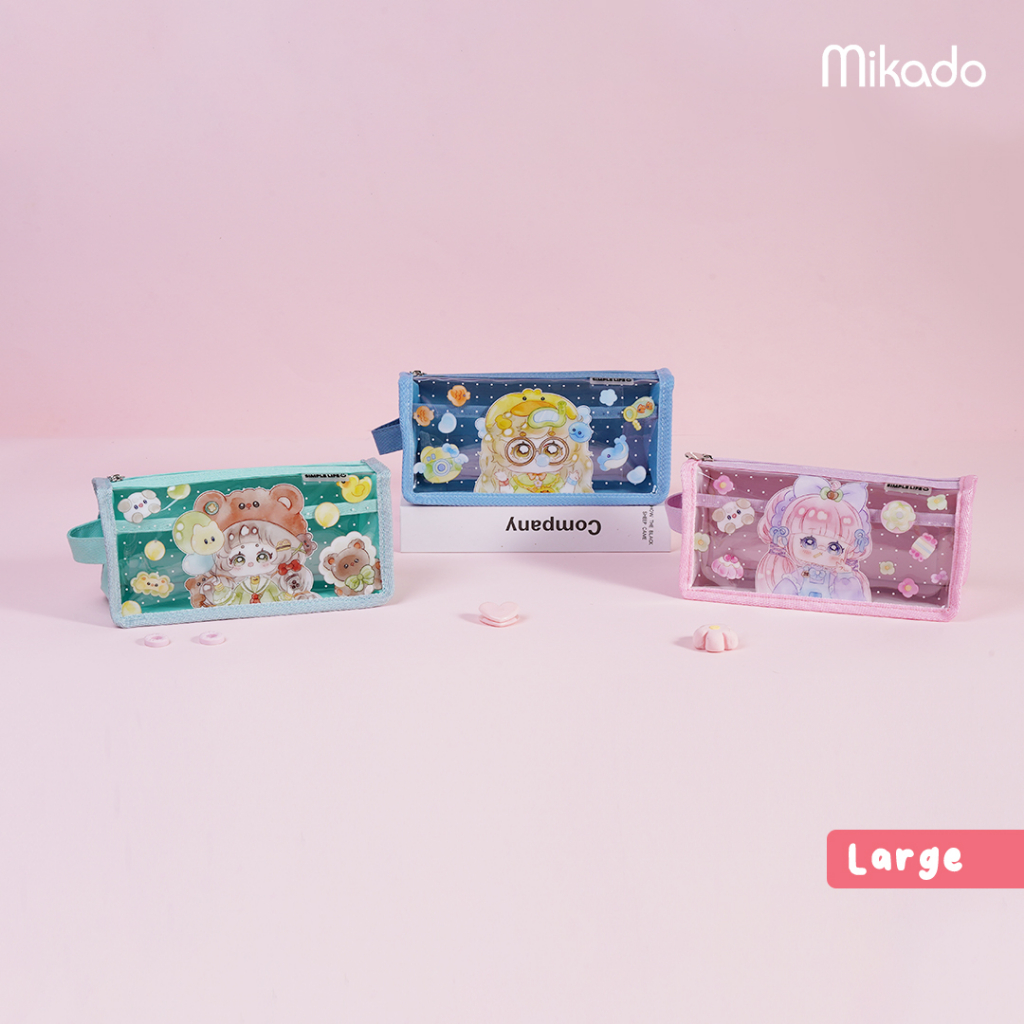 

Languo Happy Girl Pencil Case / Kotak Pensil Karakter Princess Anak