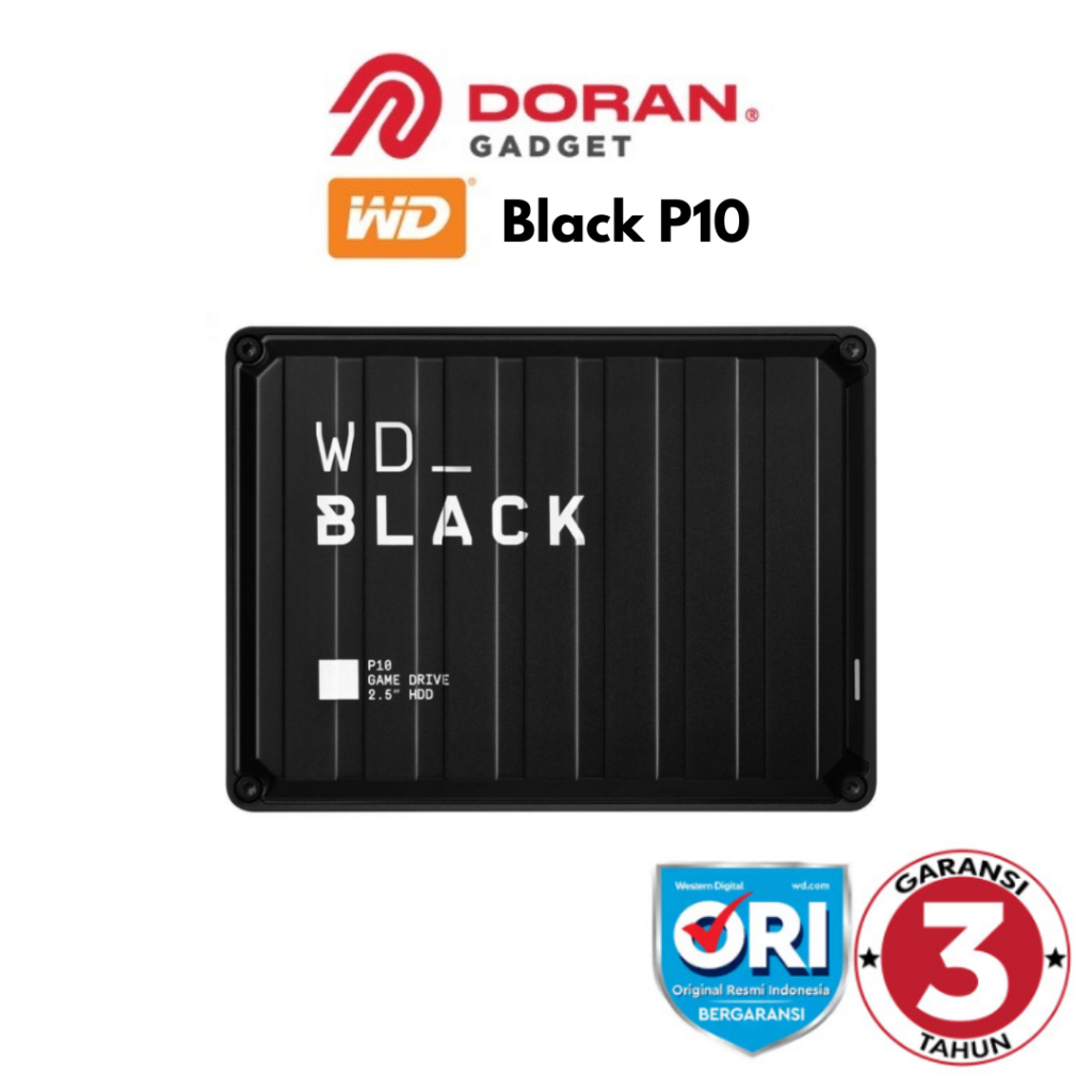 Harddisk Hard Disk Hardisk HD External Eksternal Gaming 2TB 4TB | 2 4 Tera TB WD Black P10 Game Driv