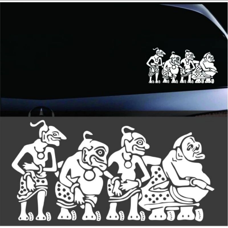 Sticker cuting wayang PUNAKAWAN