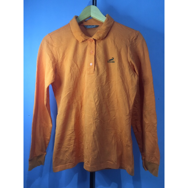 Kaos Lengan Panjang Merk Crocodile Original Second