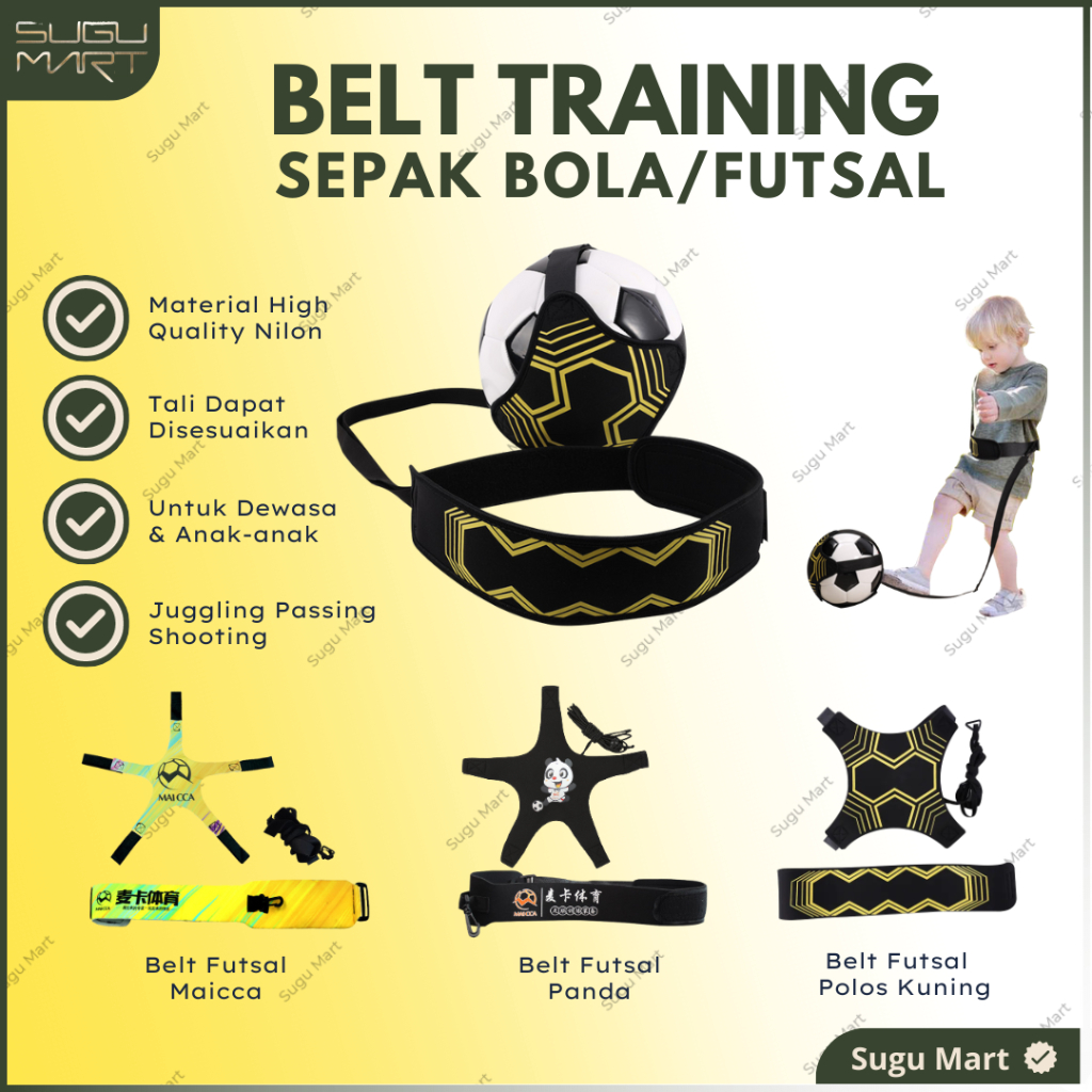 Alat Latihan Juggling Passing | Alat Latihan Bola | Belt Latihan Arkick Futsal | Alat Latihan Keseim