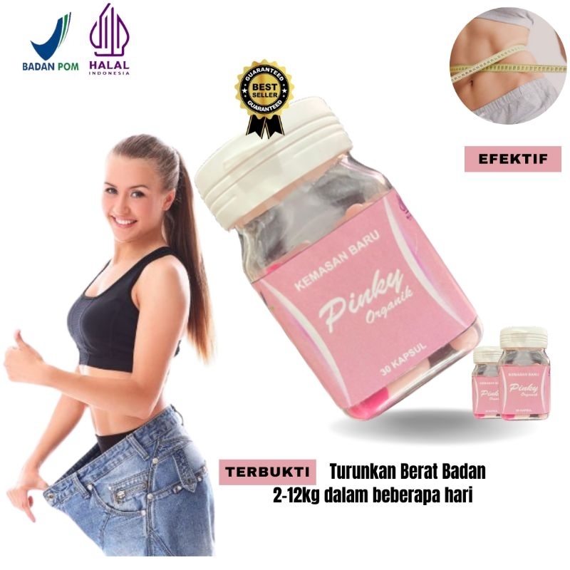 PINKY ORGANIK PELANGSING BADAN [ KEMASAN BARU ]