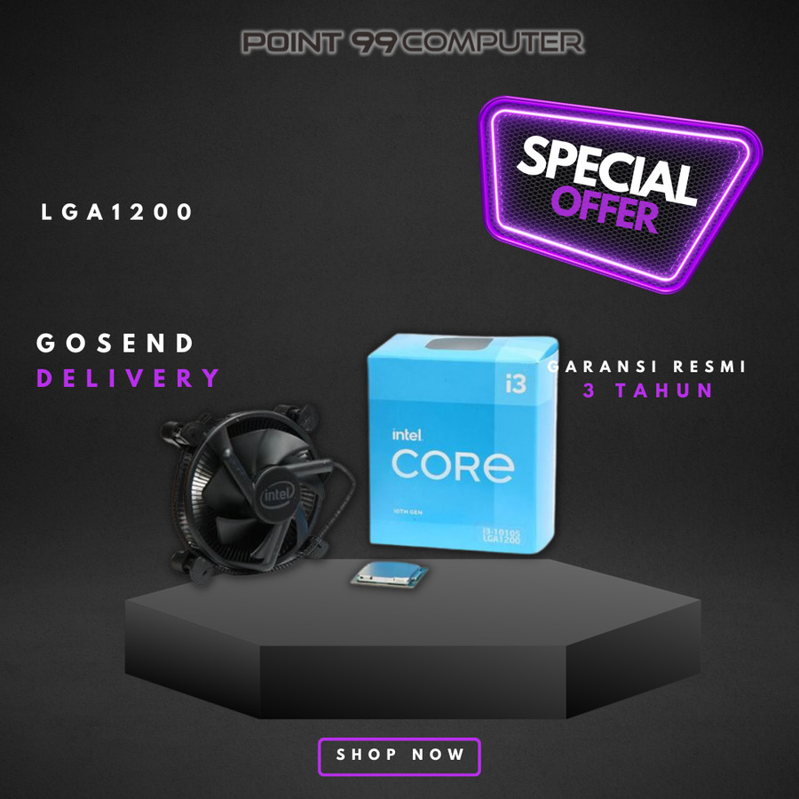 Intel Processor Core i3-10105 BOX