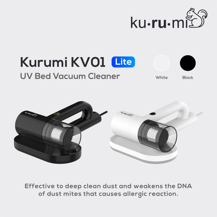 Kurumi Kv 01 Anti Dust Mites UV Vacuum Cleaner Lite  / Penyedot Debu Kasur Tempat Tidur / Peralatan 