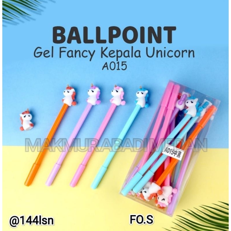 

Pulpen Gel Kepala Fancy/Pena Gel Hitam Kepala Fancy Karakter/Ballpoint Gel Fancy Unicorn/Doraemon/BT21/Fast Food/Avengers/Bear/ Bolpen Gel Lucu/Gel Ink Pen Cute Character
